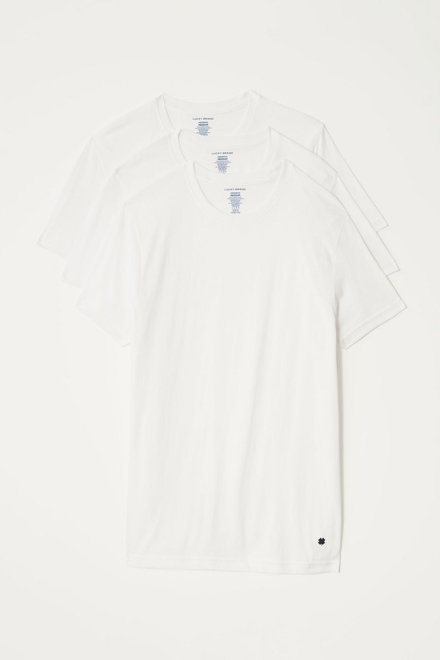 Lucky Brand 3 Pack Crew T-Shirts